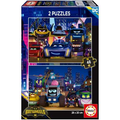 Ensemble de Puzzle Educa Batwheels de 48 pièces pour Enfants Ensemble de Puzzle Educa Batwheels de 48 pièces pour Enfants