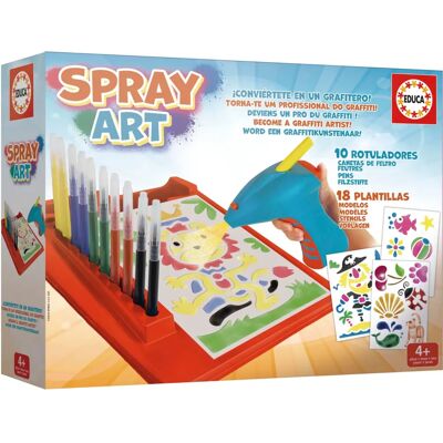 Marka Model Spray Art EDUCA - Edukacyjna gra artystyczna Marka Model Spray Art EDUCA - Edukacyjna gra artystyczna