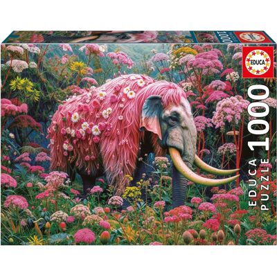 Educa Floral Olifant Puzzel - Puzzle Educa Floral Olifant Puzzel - Puzzle