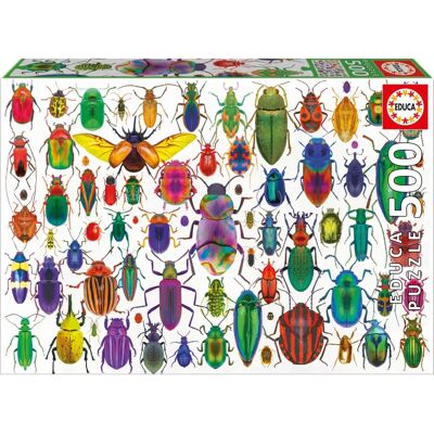 Puzzle Educa Beetles - Puzzle - Pestrá Puzzle Educa Beetles - Puzzle - Pestrá