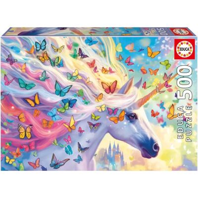 Educa Regenboog Eenhoorn Puzzel - Kinderen 11+ - 500 Stukjes Educa Regenboog Eenhoorn Puzzel - Kinderen 11+ - 500 Stukjes