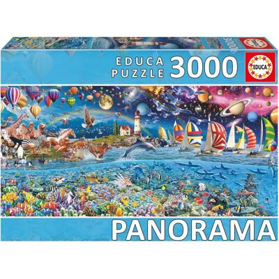 Puzzle Vida En La Costa Educa - 3000 pezzi Puzzle Vida En La Costa Educa - 3000 pezzi
