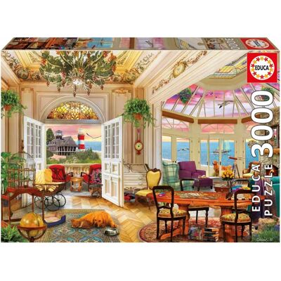Educa Puzzle Vita Sulla Costa 3000 - Puzzle Educa Puzzle Vita Sulla Costa 3000 - Puzzle
