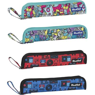 Safta Recorder Tas - Duurzaam Polyester, Geseald, Veelkleurig - School Safta Recorder Tas - Duurzaam Polyester, Geseald, Veelkleurig - School