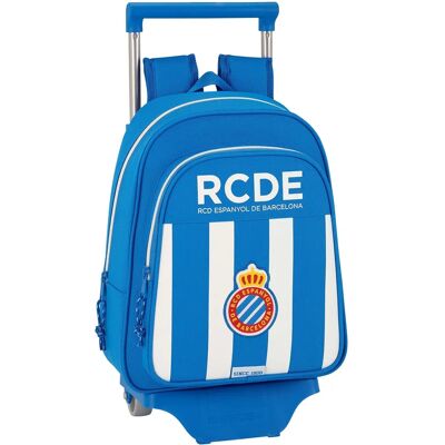 Mochila escolar con ruedas Espanyol Azul Blanco - Tipo escolar Mochila escolar con ruedas Espanyol Azul Blanco - Tipo escolar
