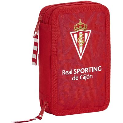 Astuccio doppio Real Sporting de Gijón - Rosso - 28 pezzi Astuccio doppio Real Sporting de Gijón - Rosso - 28 pezzi