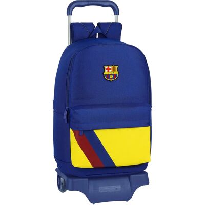FC Barcelona School Rugzak - Wielen - 15L Sportief Blauw FC Barcelona School Rugzak - Wielen - 15L Sportief Blauw