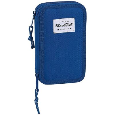 BlackFit8 M854 Ciemnoniebieski Podwójne etui na ołówki - Podwójne etui na ołówki BlackFit8 M854 Ciemnoniebieski Podwójne etui na ołówki - Podwójne etui na ołówki