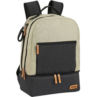 Safta M883 Beige Dunkelgrau Sporttasche mit Schuhhalter - Sports Bag Safta M883 Beige Dunkelgrau Sporttasche mit Schuhhalter - Sports Bag