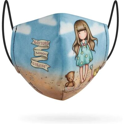 Santoro Gorjuss Kinder Stoffmasker Hemelsblauw - Gezichtsbedekking Santoro Gorjuss Kinder Stoffmasker Hemelsblauw - Gezichtsbedekking