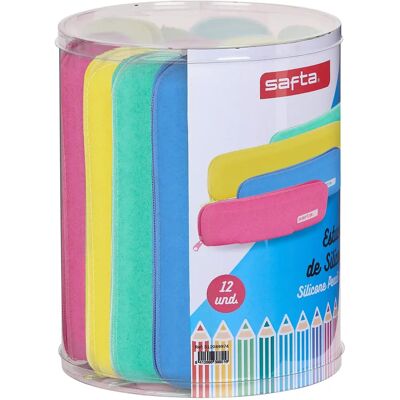 Safta M974 12P Multicolour Silicone School Case Safta M974 12P Multicolour Silicone School Case