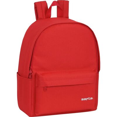 Safta M902 Rode Laptop Rugzak - School Safta M902 Rode Laptop Rugzak - School