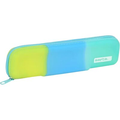 Safta Schoolcase Blauw Groen Geel - Schoolcase Safta Schoolcase Blauw Groen Geel - Schoolcase