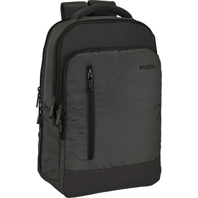 Sac à Dos Gris Safta pour Ordinateur - USB & Business Sac à Dos Gris Safta pour Ordinateur - USB & Business
