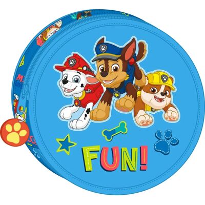 Rundt pennfodral Paw Patrol blå - 18 delar Rundt pennfodral Paw Patrol blå - 18 delar