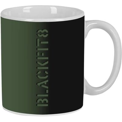 Mug Dégradé BlackFit8 - Céramique Noir Vert militaire Mug Dégradé BlackFit8 - Céramique Noir Vert militaire