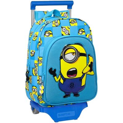 Sac à dos scolaire Minions Minionstatic Bleu 3 Attributs - Type d'école - Publicité Sac à dos scolaire Minions Minionstatic Bleu 3 Attributs - Type d'école - Publicité