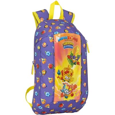 Sac à Dos Enfant SuperThings Mini - Style Décontracté, Violet Jaune - Publicité Sac à Dos Enfant SuperThings Mini - Style Décontracté, Violet Jaune - Publicité