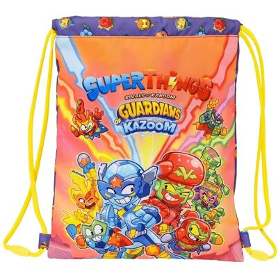 Superthings Gardiens de Kazoom Violet Jaune Sac à Dos - École - Publicité Superthings Gardiens de Kazoom Violet Jaune Sac à Dos - École - Publicité