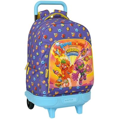Sac à dos scolaire SuperThings Violet Jaune - Type d'école - Publicité Sac à dos scolaire SuperThings Violet Jaune - Type d'école - Publicité