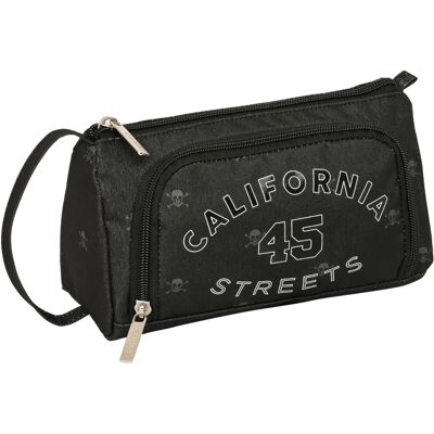 Trousse scolaire Safta California noire - 20x11x8.5cm, 32 pièces Trousse scolaire Safta California noire - 20x11x8.5cm, 32 pièces