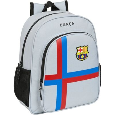 Sac d'école gris FC Barcelona 32 x 38 x 12 cm - Publicité Sac d'école gris FC Barcelona 32 x 38 x 12 cm - Publicité