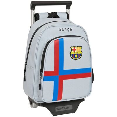 Sac à dos scolaire gris FC Barcelona avec roulettes - Sac à dos avec roues - Publicité Sac à dos scolaire gris FC Barcelona avec roulettes - Sac à dos avec roues - Publicité