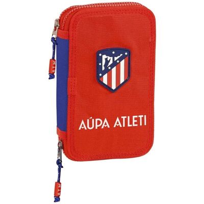 Portapenne doppio Atlético Madrid Rosso Navy Blue - Astuccio Portapenne doppio Atlético Madrid Rosso Navy Blue - Astuccio