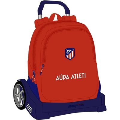 Sac à Dos Scolaire avec Roues Atlético Madrid - Sac Sportif 16L - Publicité Sac à Dos Scolaire avec Roues Atlético Madrid - Sac Sportif 16L - Publicité