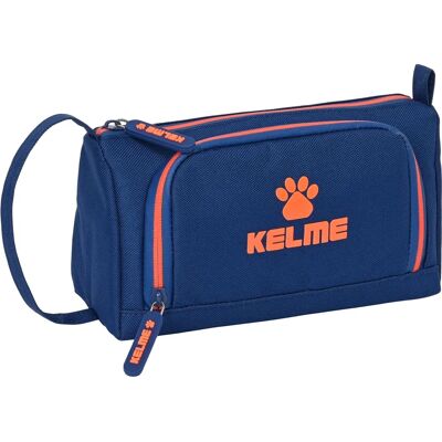 Trousse Scolaire Kelme Bleu Marine Orange - 32 Pièces Trousse Scolaire Kelme Bleu Marine Orange - 32 Pièces