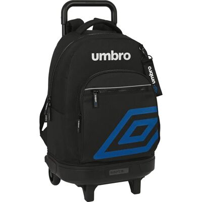 Zaino scolastico nero Umbro Flash - Imbottitura ergonomica rimovibile Zaino scolastico nero Umbro Flash - Imbottitura ergonomica rimovibile