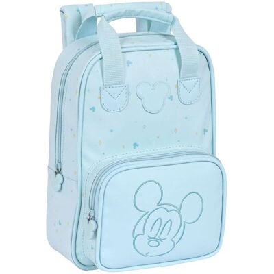 Mickey Mouse Lichtblauwe Schooltas - Unisex - 20x28x8 cm Mickey Mouse Lichtblauwe Schooltas - Unisex - 20x28x8 cm