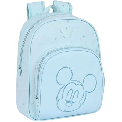 Schooltas Mickey Mouse Lichtblauw - Rugzak Schooltas Mickey Mouse Lichtblauw - Rugzak