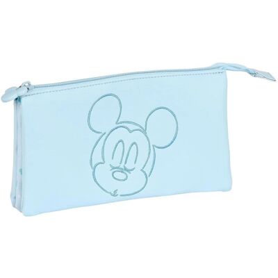 Custodia Mickey Mouse Clubhouse Azzurro - 3 Scomparti Custodia Mickey Mouse Clubhouse Azzurro - 3 Scomparti