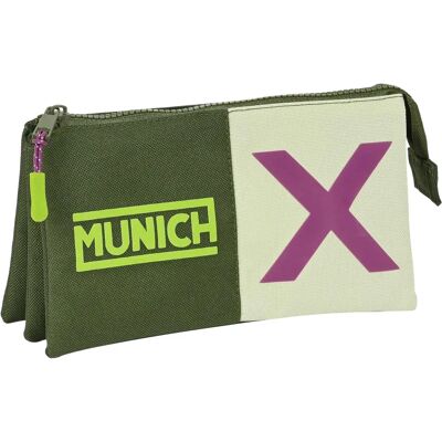 Munich Khaki Groen Tas - Schoolcase Munich Khaki Groen Tas - Schoolcase