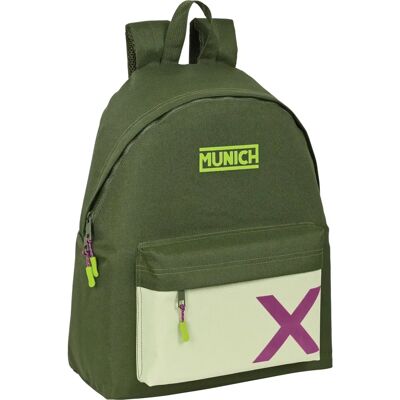 Zaino Munich Verde Khaki - Casual - 33x42x15cm Zaino Munich Verde Khaki - Casual - 33x42x15cm