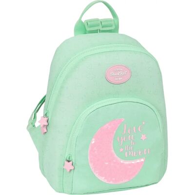 BlackFit8 Moon Green Szkolny plecak - 25 x 30 x 13 cm BlackFit8 Moon Green Szkolny plecak - 25 x 30 x 13 cm