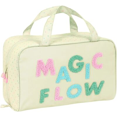 Glow Lab Magic flow Beige Skoltoalettväska - Toalettorganizer Glow Lab Magic flow Beige Skoltoalettväska - Toalettorganizer