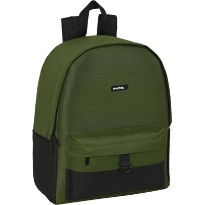 Mochila Dark Forest Negro Verde - Safta Laptop Mochila Dark Forest Negro Verde - Safta Laptop