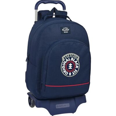 BlackFit8 Navy Blue Zaino con Ruote - Zaino Scolastico con Ruote BlackFit8 Navy Blue Zaino con Ruote - Zaino Scolastico con Ruote
