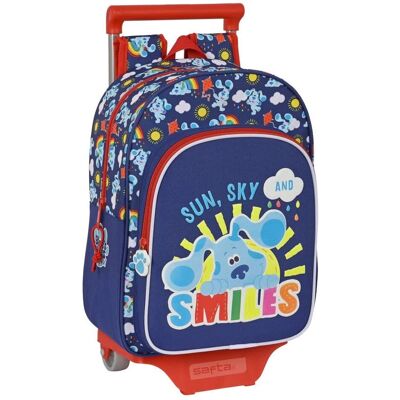 Blue's Clues Navy Blue Rucksack mit Rädern - Schulrucksack mit Rollen Blue's Clues Navy Blue Rucksack mit Rädern - Schulrucksack mit Rollen