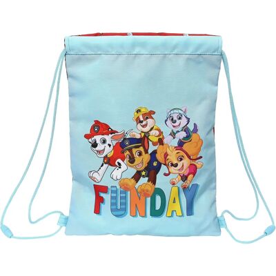 Zaino Funday Paw Patrol - Chiusura con cordino sicura - 26x34cm Zaino Funday Paw Patrol - Chiusura con cordino sicura - 26x34cm