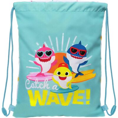 Zaino Baby Shark - Blu e Bianco - Chiusura di sicurezza anti- strangolamento Zaino Baby Shark - Blu e Bianco - Chiusura di sicurezza anti- strangolamento