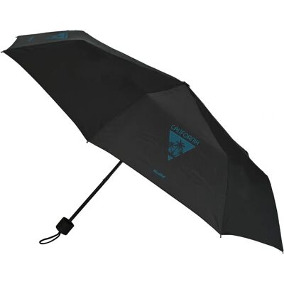 BlackFit8 Opvouwbare Paraplu Blauw Zwart - Paraplu BlackFit8 Opvouwbare Paraplu Blauw Zwart - Paraplu