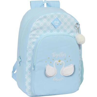Sac scolaire Glow Lab Cisnes Bleu - Ergonomique, Adaptable à trolley Sac scolaire Glow Lab Cisnes Bleu - Ergonomique, Adaptable à trolley