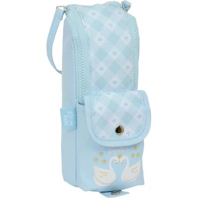 Astuccio Scolastico Cisnes Azzurro Chiaro Glow Lab - Valigia Scolastica - 6 x 21 x 6 cm Astuccio Scolastico Cisnes Azzurro Chiaro Glow Lab - Valigia Scolastica - 6 x 21 x 6 cm