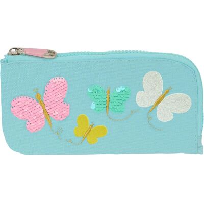 Etui szkolne Moos motyl niebieski jasny - Typ szkoły Etui szkolne Moos motyl niebieski jasny - Typ szkoły