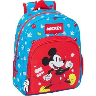 Sac d'école Mickey Mouse Clubhouse - Ergonomique, 28x34x10cm - Publicité Sac d'école Mickey Mouse Clubhouse - Ergonomique, 28x34x10cm - Publicité