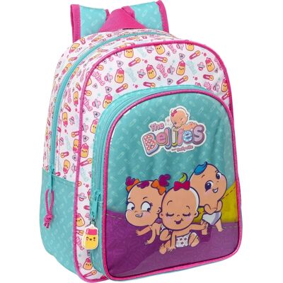Zaino Scolastico Bambino - Viola Turchese Bianco Zaino Scolastico Bambino - Viola Turchese Bianco