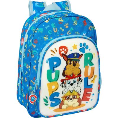 The dogs Pups Rule Blauw Schoolrugzak 26x34x11 - Rugzak The dogs Pups Rule Blauw Schoolrugzak 26x34x11 - Rugzak